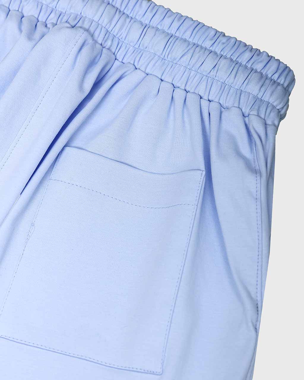 ست تیشرت و شلوارک LOEWE آبی دیتیل 4